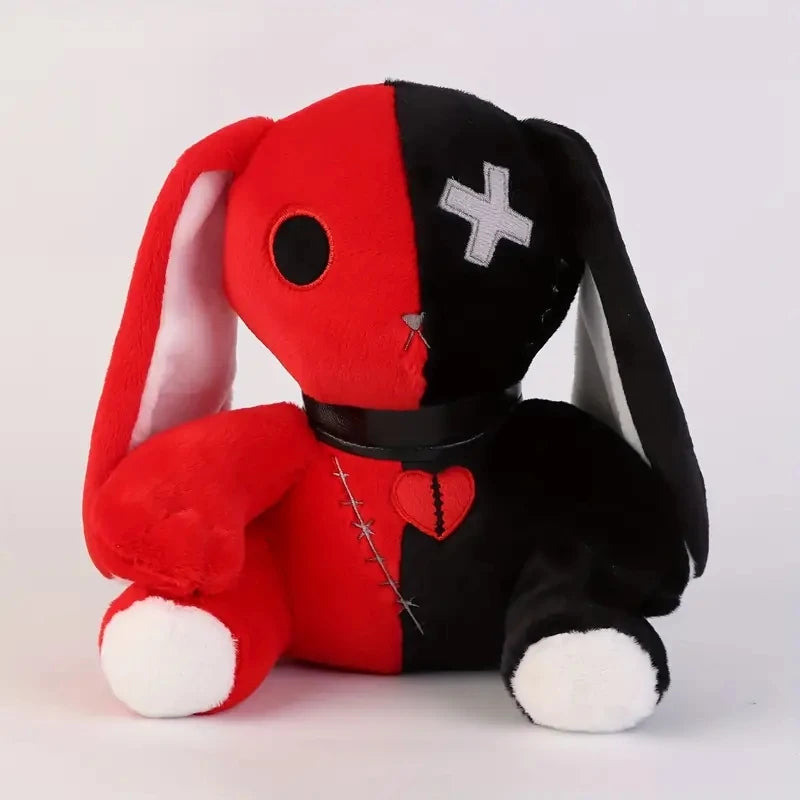Goth Bunny Plushie Doll