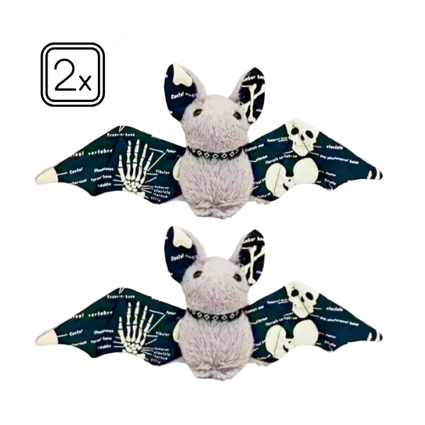 Glow in the Dark Goth Bat Plushie