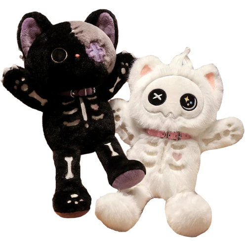 Skeleton Kitty Plushie