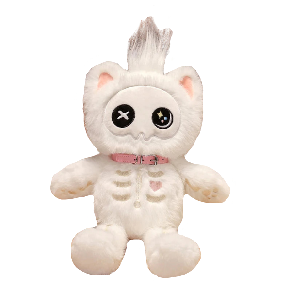 Skeleton Kitty Plushie