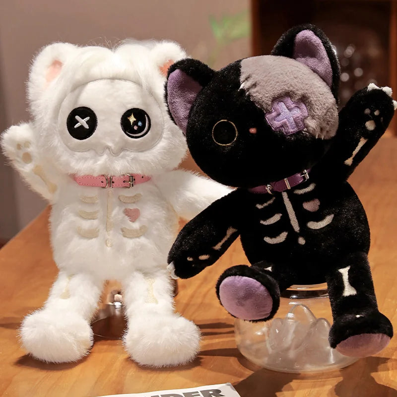 Skeleton Kitty Plushie