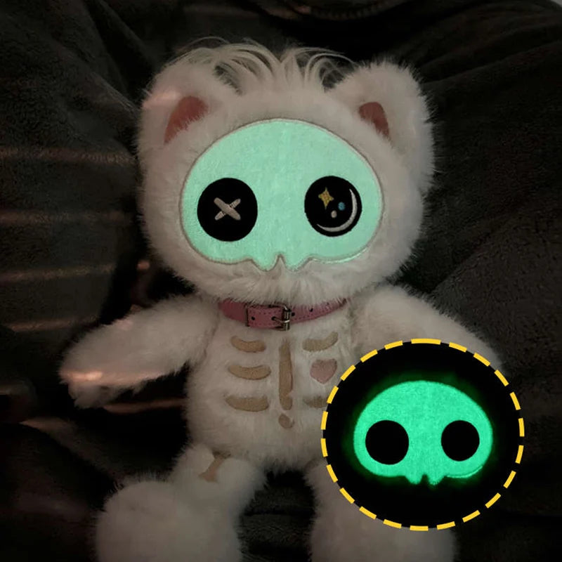 Skeleton Kitty Plushie