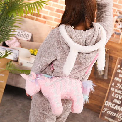 Skelly Unicorn Plushie Purse