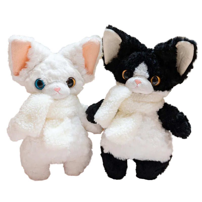 Rex Fur Scarf Kitty Plushies
