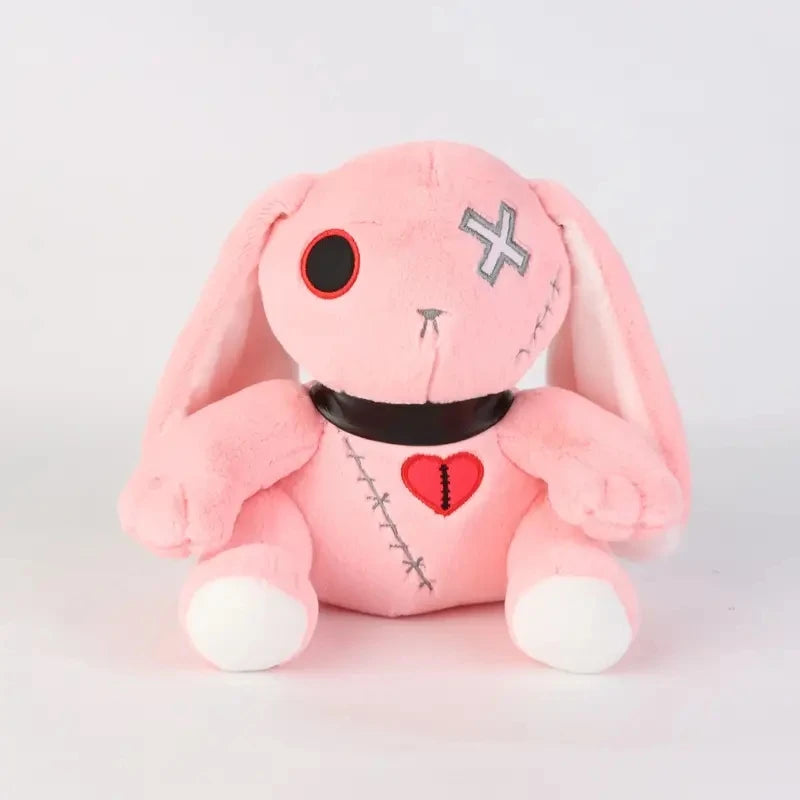 Goth Bunny Plushie Doll