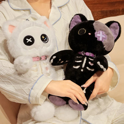 Skeleton Kitty Plushie