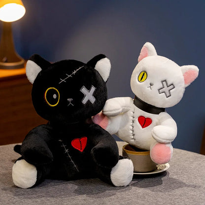 Goth Kitty Plushie Doll