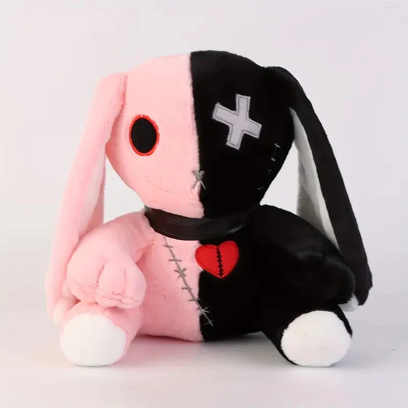 Goth Bunny Plushie Doll