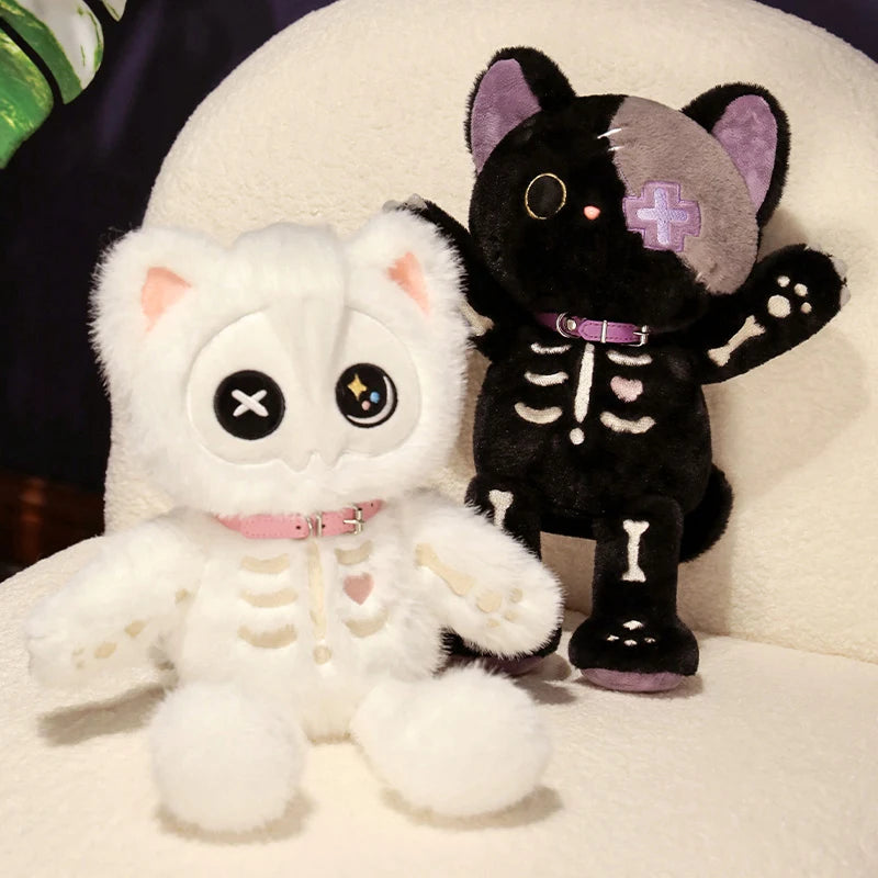 Skeleton Kitty Plushie