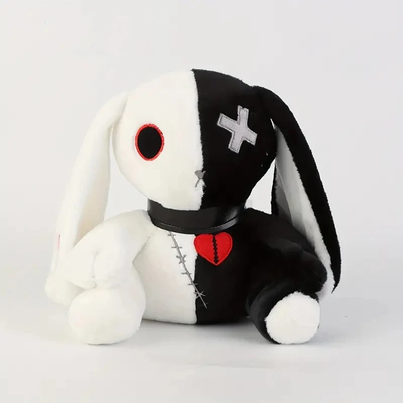 Goth Bunny Plushie Doll