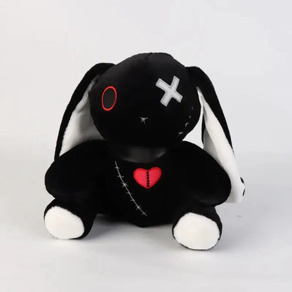 Goth Bunny Plushie Doll