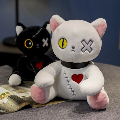 Goth Kitty Plushie Doll