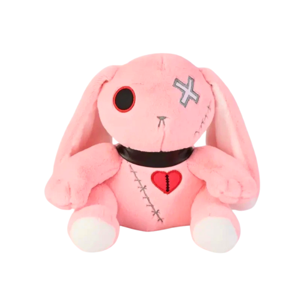 Goth Bunny Plushie Doll