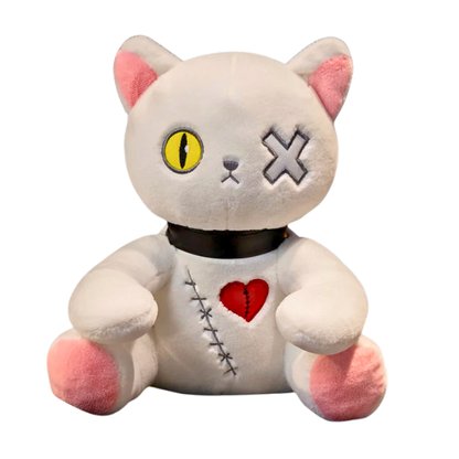 Goth Kitty Plushie Doll