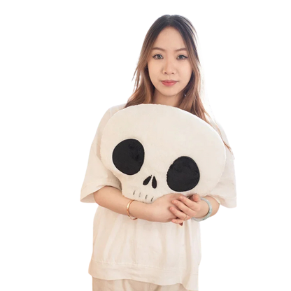 Skull and Bones Plushie Pillow