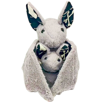 Glow in the Dark Goth Bat Plushie