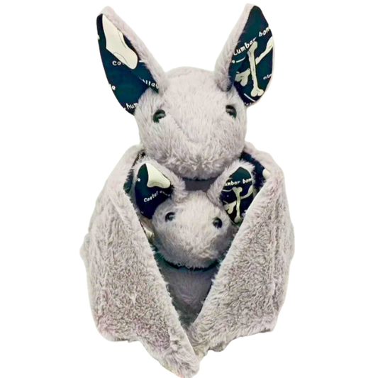 Glow in the Dark Goth Bat Plushie