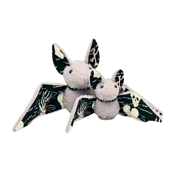 Glow in the Dark Goth Bat Plushie