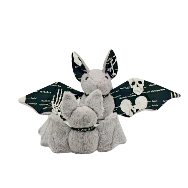 Glow in the Dark Goth Bat Plushie