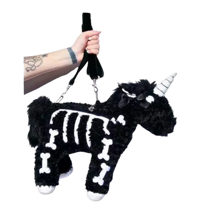 Skelly Unicorn Plushie Purse