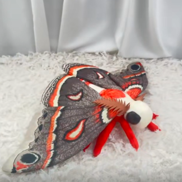 Hyalophora Cecropia Moth Plushie