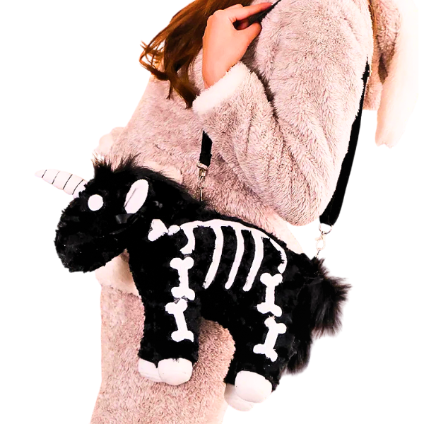 Skelly Unicorn Plushie Purse