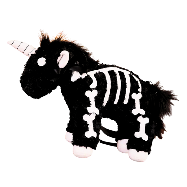 Skelly Unicorn Plushie Purse