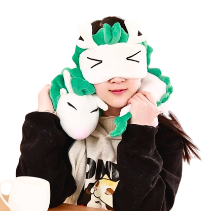 Sleepy Cartoon Dragon Plushie