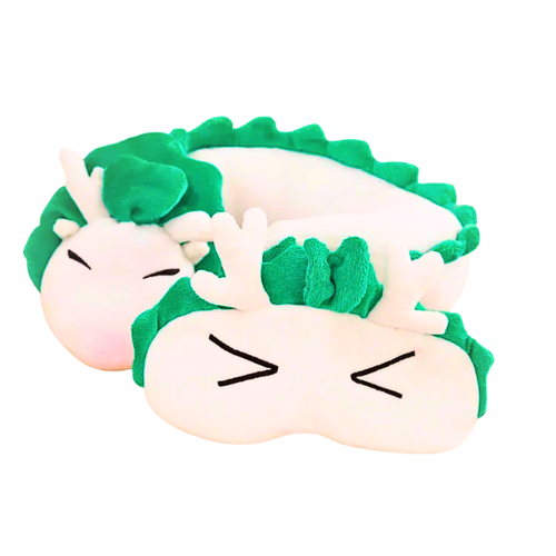 Sleepy Cartoon Dragon Plushie